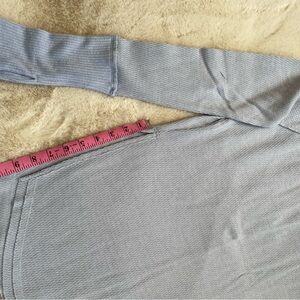 We The Free Tunic with side slit. Color light Blue. Size Small.